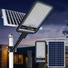 Commercial Solar Street Lights Outdoor Dusk to Dawn Solar High Bright Aluminum