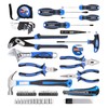 URASISTO 62 Piece Tools Set, General Household Tool Kit with