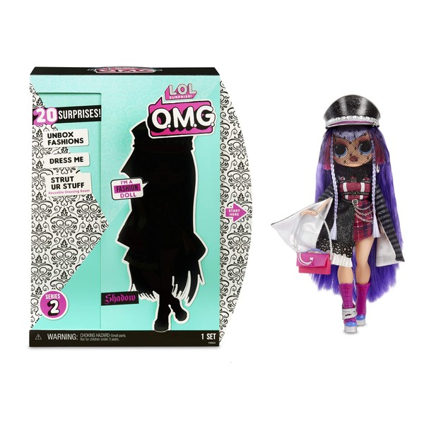 L.O.L. Surprise! O.M.G. Shadow Fashion Doll with 20 Surprises