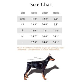 MeowWow Small Dog Outfits - Puppy Jumpsuit & Dog Hoodies, Striped Cotton Sweatshirt XS-S-M-L