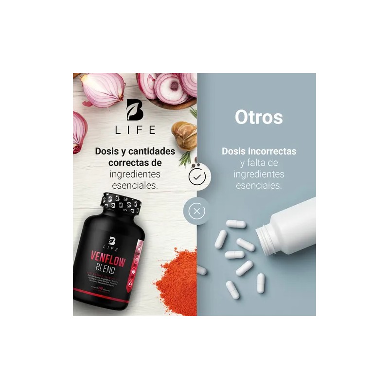 Complejo Para La Circulación De 90 Cáps. Venflow Blend B