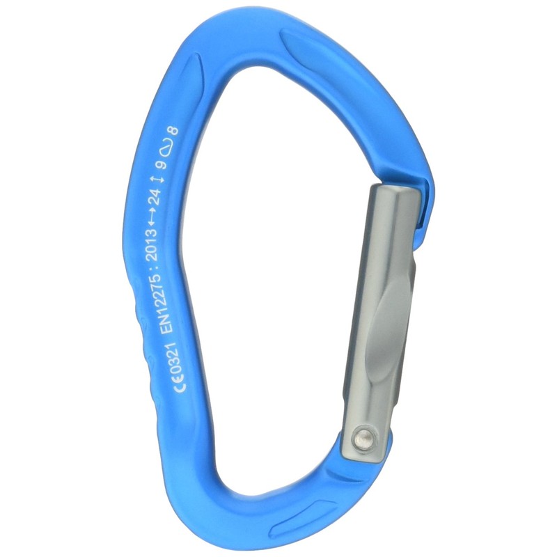 roc'teryx RTAF841KS-BL Zion Straight Carabiner, Blue (Gray Gate)