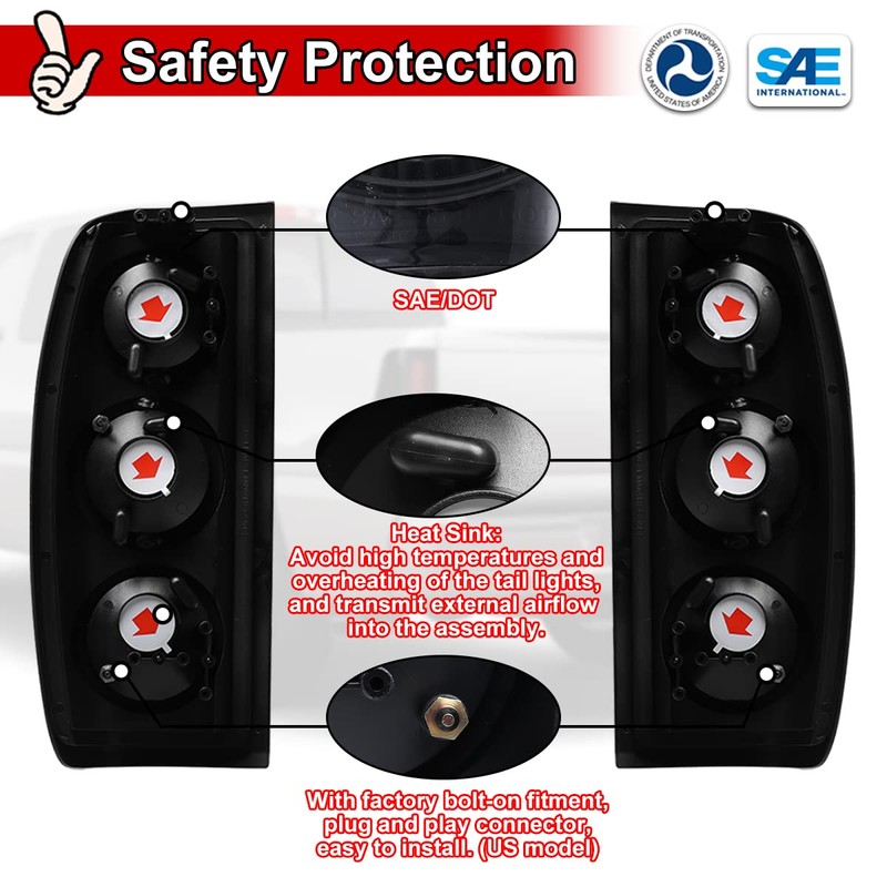 Nixon Offroad Tail Lights for Nissan Frontier 1998 1999 2000