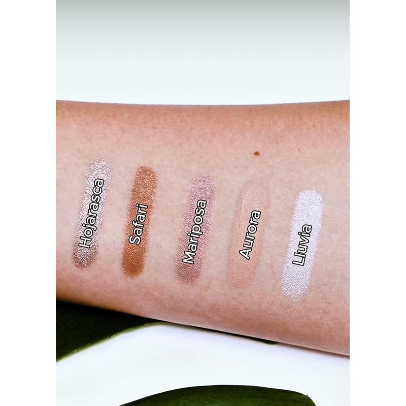 Kit/Set Sombra en Barra Bissú Caoba 4 pzas