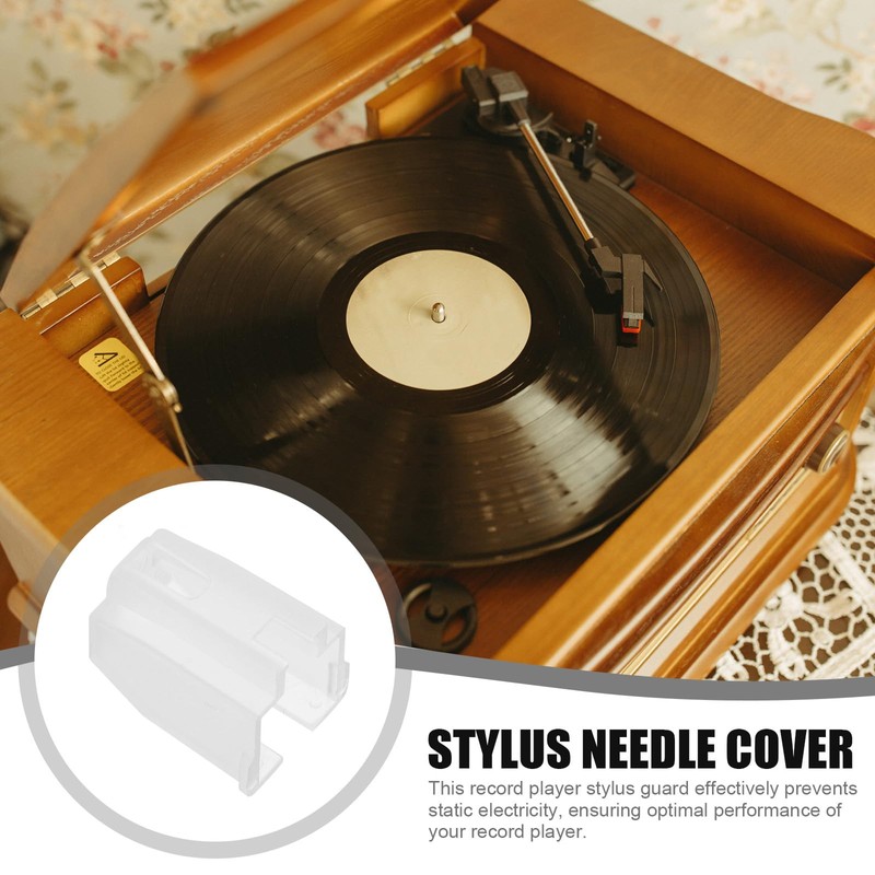 SAFIGLE 6pcs Record Player Needle Cover Record Needle Protective Cover