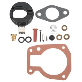Ymiko Carburetor for Johnson Evinrude Outboard Carburetor Repair Kit with Float Seal Washer 439070 Replacement Johnson Evinrude Ultra Excel 4+ 2.5HP 1987-1990