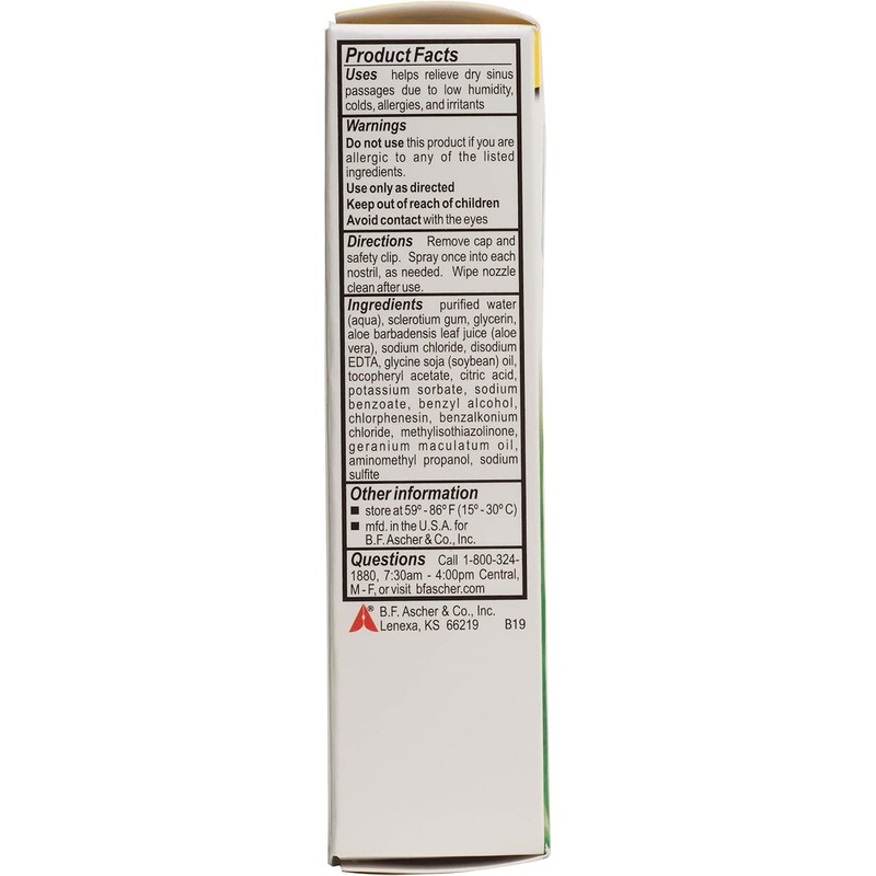 Ayr Saline Nasal Gel No-Drip Sinus Spray,0.75 Fl Oz (Pack