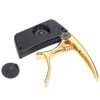 TCapo20 Multifunctional Aluminum Alloy 2-in-1 Guitar Capo Tuner with LCD
