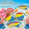Dereinwo 50Pcs Pool Party Paper Plates and Napkins Disposable paper