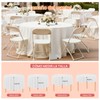 10pcs Manteles desechables para Mesa Rectangular,84in(213cm),Mantel para Mesa de Banquetes,