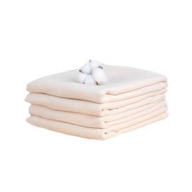 Esshogo Pack of 4 Straining Cloths 50 x 50 cm, Unbleached Pure Cotton Muslin Cloth, Reusable Straining Cloth for Straining Liquids, Baking, Cheese Making