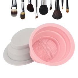 Limpiador de Brochas de Maquillaje ZJchao, Limpieza Eficaz Adecuada, Silicona, Cosmético, Portátil, Versátil, Apto para Todos los Pinceles, Duradero y Reutilizable
