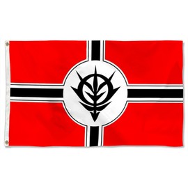 Yanbooch Zeon from Gundam flag banner Dorm frat Man cave Decor 3x5Feet