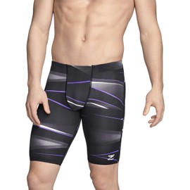 Speedo Men's Standard Swimsuit Jammer Endurance+ Printed Team Colors, Infinite Purple, 22