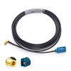 Eightwood DAB Antenna Cable SMB Fakra Cable Fakra Z Female