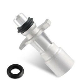 HIMARKLIF Upgrade Aluminum Engine Water Pump-Oil Cooler Pipe Tube Connector Compatible With Land Rover Sport LR4 Range Rover Replace# LR030593 C2Z18658 LR028136 LR011997