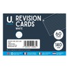 BG (2336) Lined Ruled Revision Cards, White - Pack of 60