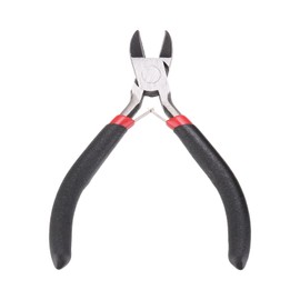 HARFINGTON Pliers 5" Mini Combination Pliers with Cutter & PVC Handle Thin Precision Jewelry Small Side Cutters Serrated Jaw Micro for Beading Tool Hobby Craft