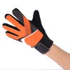 Kids Children Goalkeeper Glove NOn Slip Latex Soccer Finger Gloves(Orange