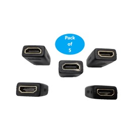 Micro Connectors HDMI Female to Female Gender Changer Adapter 5-Pack (G08-254-5P)