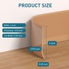 PATTENGO Flexible Baseboard Molding Trim, 4 Inch x 20 Feet