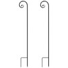 ZLHETWT 2Pcs Shepherd Hooks, Crook Hook, Bird Feeder Pole Stand