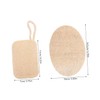 Baluue Natural Loofah Dish Washing Brush Set 2Pcs Kitchen Cleaning