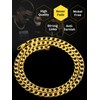 ChainsHouse Men Women 14K Gold Plated Chain Hip Hop Fashion