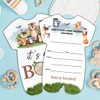 RNYJJ It's a Boy Woodland Baby Shower Invitations With Envelopes