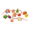 Janod - Threading Beads - Vegetable Garden Theme - Early-Learning
