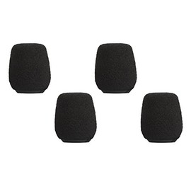 Shure RK513WS Black Foam Windscreens for MX405 and MX410 Microphones, Set of 4