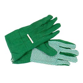 Mauk 1925 12 Pairs of Gardening Gloves with PVC Nubs Palm Size 10 Pack of 12, Multi-Colour