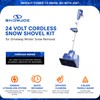 Snow Joe 24V Cordless Snow Shovel Kit with Blue Heat