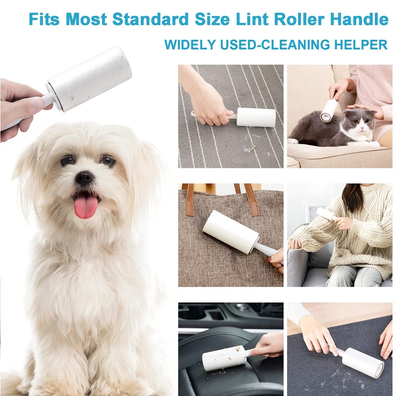 Newthinking 10 Pack Lint Roller Refills, 90 Sheets Extra Sticky