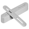 YIDU69Q 10 Pcs 6" Flat Straight Brace, Stainless Steel Adjustable