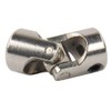2 Pack Universal Joint Shaft Coupler Coupling Steering Connector for