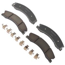 ACDelco Silver 14D1411CHF1 Ceramic Disc Brake Pad Set with Clips