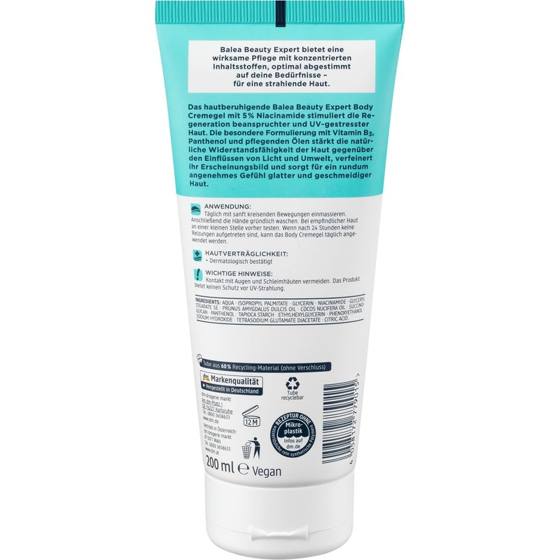 Balea Body Lotion Beauty Expert Exfoliating Body Lotion 5% AHA,