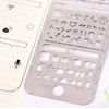 5pcs Various Pattern Rulers Durable Useful Albums Scrapbook DIY Painting