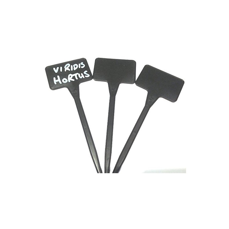 Viridis Hortus - 15 x 6" Black Plastic Plant "T"