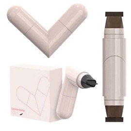 Foldable Eyeliner Stamp - Gel Delineador de Ojos Impermeable con Alas Plegable, Herramienta de Estampado para Principiantes, Set de Lápiz Antimanchas 