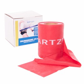 ARTZT vitality Fitness Band Exercise Band 25 m Red Medium 25 m