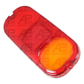 APUK Rear Brake Stop Tail Lamp Light Lens Replacement for Universal Trailer Truck Tractor LED