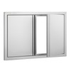 BBQ Access Door, 30W x 21H Inch Double Outdoor Kitchen