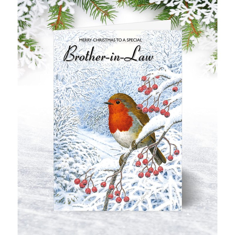 Olivia Samuel Brother in Law Christmas Card - Medium Sized