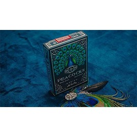 MJM Limited Edition Peacocks Playing Cards by Rocsana Thompson