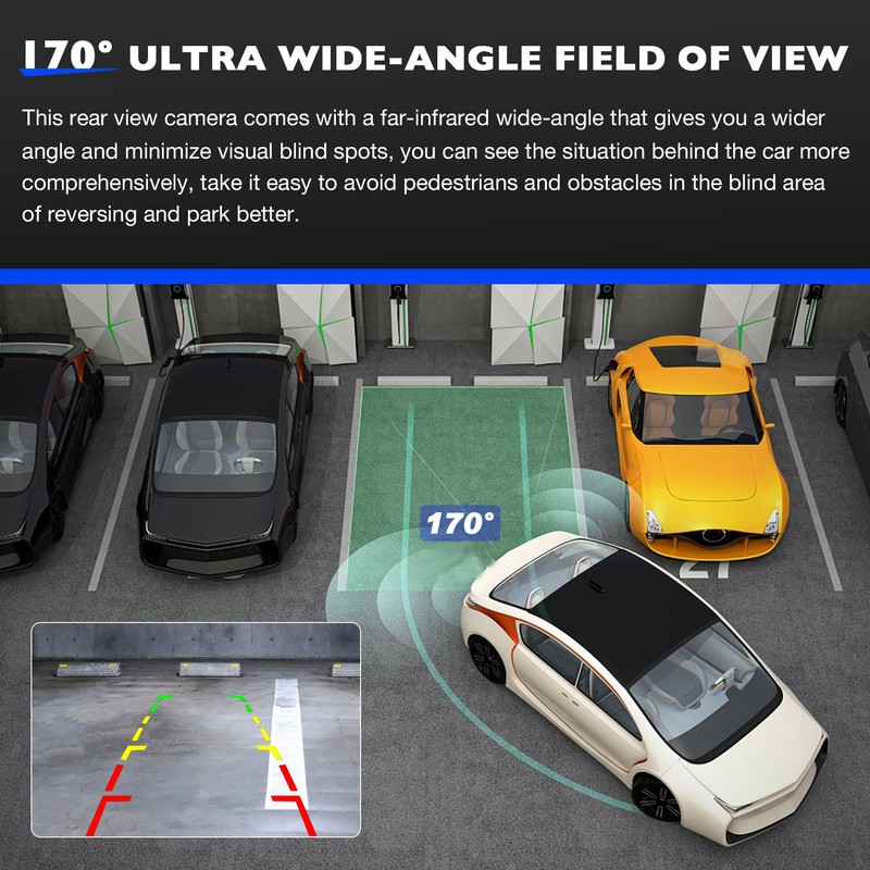 Backup Camera Compatible with Hyundai Sonata 2015 2016 2017, Parking