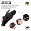 Guantes De Nitrilo Vinil Libre De Latex Sin Polvo Azul