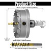 SALI 3-1/4"(83mm) TCT Hole Saw Kit Tungsten Carbide Tipped Hole