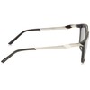 ALPINA Unisex Fleek Sunglasses, Black-silver matt, Unit size
